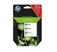 HP Cartucce a inchiostro originali 301 nero(2)/tricromia(1) - confezione da 3