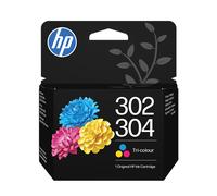 HP 302/304 Tricromia B7RT6AE, Cartuccia Originale da 100 Pagine, Compatibile con Stampanti serie DeskJet 1110, 2130, 2600, 3630, 3700, ENVY 4520, 5010, 5020, 5030, 5050 e OfficeJet 3830, 4650, 5200