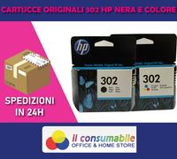 HP 302BK + 302C ORIGINALI PER HP DeskJet 3635 All-in-One 3636 All-in-One