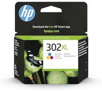 HP 302XL Tricromia, F6U67AE, Cartuccia Originale da 330 Pagine, Alta Capacità, Compatibile con Stampanti DeskJet 1110, 2130, 3630, Envy 4520, OfficeJet 3830, 4650, 5220, e 5230