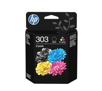 HP 303 Nero e Tricromia 3YM92AE, Confezione da 2 Cartucce, Compatibile con Stampanti serie Envy Photo 6200, 7100, 7800, 7200, 7900, Envy Inspire 7200e, 7900e, Tango X