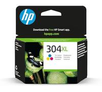 HP 304XL Tricromia, N9K07AE, Cartuccia Originale da 300 Pagine, Alta Capacità, Compatibile con Stampanti DeskJet 2620, 2630, 3720, 3730, 3750 e 3760, Envy 5010, 5020 e 5030