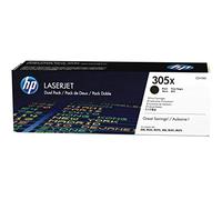 HP 305X CE410XD, Multipack da 2 Cartucce Toner Originali da 4000 Pagine, Compatibile con le Stampanti LaserJet Pro M351, MFP M375, M451, MFP 475, Nero