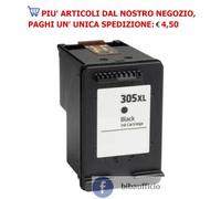 hp 305XL Nero Cartuccia compatibile HpDeskjet Plus 4110 4120 4121 4122 4130 4132