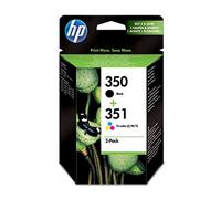 HP Confezione da 2 cartucce originali di inchiostro nero 350/tricromia 351