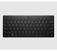 HP 350 Tastiera Wireless e Bluetooth 5.2, Connessione Multi-dispositivo, Qwerty, Layout Italiano, Emoji, Autonomia fino a 2 anni, Compatibile con Windows, Android, Chrome OS, MacOS, iPadOS, Nera
