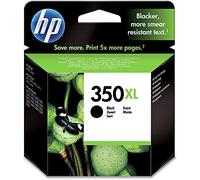 HP 350Xl CB336Ee Cartuccia Originale da 1000 Pagine, ad Alta Capacità, Compatibile con Stampanti a Getto di Inchiostro HP Deskjet D4200, D4300, Photosmart C5200, C4200, Officejet J5700, Nero
