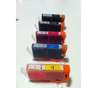 HP 364 5 CARTUCCE COMPATIBILI RICARICABILI PER Photosmart Pro, B8500, B8550, B87