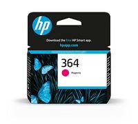 HP 364 CB319EE, Cartuccia Originale da 300 Pagine, Compatibile con Stampanti HP Photosmart B210c, B110c, B110e, B8550, 7520, DeskJet 3520, 3522, 3524, Magenta