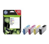 Pack Cartouche d encre HP 364 Noir + Cartouche d encre HP 364 Cyan, Magenta, Jaune