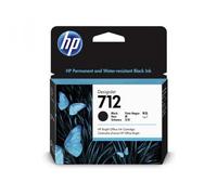 HP - 3ED71A - Hp - Cartuccia Ink originale - 712 - Nero - 3ED71A - 80 ml - HP3ED71A - Conf. da 1 Pz.