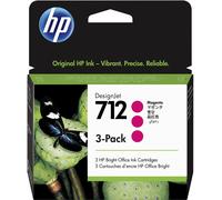 HP 3X Originali Cartucce 712 DesignJet Studio T650 T630 T250 T230 Studio Steel