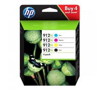 Cartuccia stampante HP 912XL (3YP34AE) - 4 colori Alta capacità Multipack