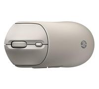 HP 400 Mouse Wireless Duale Bluetooth e USB 2.4 GHz, Clic Silenziosi, Sensore fino a 6000 DPI, Batteria fino a 24 mesi con 1 Pila AA, Design Ergonomico Ambidestro, Superficie Soft-Touch, Beige