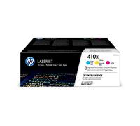 HP Confezione da 3 cartucce toner ciano/magenta/giallo originale ad alta capacità LaserJet 410X
