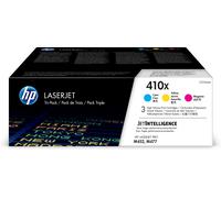 HP Confezione da 3 cartucce toner ciano/magenta/giallo originale ad alta capacità LaserJet 410X