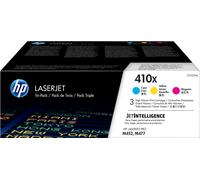HP Confezione da 3 cartucce toner ciano/magenta/giallo originale ad alta capacità LaserJet 410X