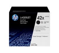HP 42X - Q5942XD - 2x Toner schwarz - für LaserJet 4200, 4250, 4350