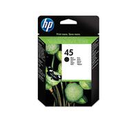 HP 45 51645AE 51645A 51645 CARTUCCIA ORIGINALE BK NERO 930 pagine 42ml