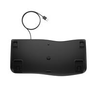 HP 485 Comfort - Tastiera - più dispositivi, 23 tasti programmabili, layout a 3 zone - Full Size - USB - QWERTZ - Tedesco - Nero