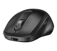 HP 510 Mouse Ricaricabile Ultraveloce, Supercondensatore USB-C Ricaricabile, Autonomia fino a 30 giorni, Sensore fino a 1600 dpi, Rotella 2D, Impugnatura testurizzata, Design Compatto, Nero