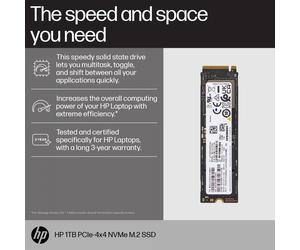 HP 512GB PCIe-4x4 NVMe M.2 G10 Unità a Stato Solido