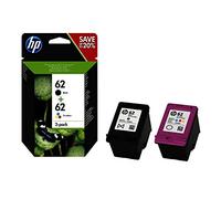 hp 62 originale nero, ciano , magenta, capacità standard