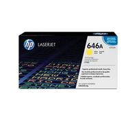 HP 646A CF032A, Cartuccia Toner Originale HP da 12500 Pagine, Compatibile con la Stampante HP LaserJet Enterprise CM4540 mfp, Giallo
