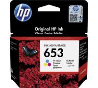 HP 653 Tri-color Ink Advantage NEW