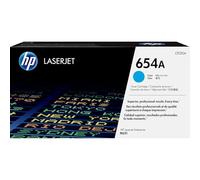 HP 654A CF331A, Cartuccia Toner Originale da 2000 Pagine, Compatibile con la Stampante LaserJet Enterprise M651, Ciano