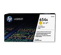 HP 654A CF332A, Cartuccia Toner Originale da 2000 Pagine, Compatibile con la Stampante LaserJet Enterprise M651, Giallo