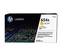 HP 654A CF332A giallo (yellow) toner originale