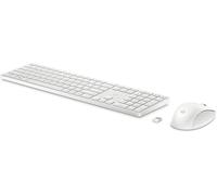 HP 655 - Set tastiera e mouse - senza fili - 2,4 GHz - Francese - bianco - Nouvo