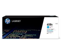 HP 658X W2001X, Cartuccia Toner Originale da 28000 Pagine, Compatibile con la Stampante LaserJet Enterprise M751, Ciano