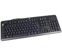 HP 672647-033 tastiera USB QWERTY Inglese UK Nero