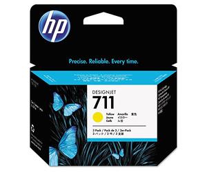 HP 711 3-PACK 29-ML YELLOW INK CARTRIDGE
