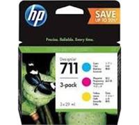 HP 711 Multipack ciano / magenta / giallo Originale P2V32A