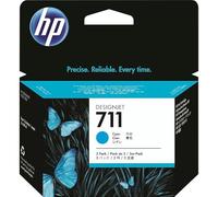 HP - CZ134a Cartuccia Ink Originale 711 Ciano per HP DesignJet HP T120 T520 Confezione 3 pezzi