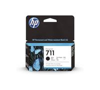 HP 711 CZ129A, Cartuccia Originale HP, Compatibile con Stampanti HP DesignJet T120, T125, T130, T520, T525, T530 e Testina di Stampa DesignJet HP 711, Nero Opaco