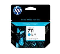 HP 711 CZ134A CONFEZIONE 3 CARTUCCE ORIGINALI CIANO 29 ml X1