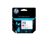 HP 711 CZ135A CONFEZIONE 3 CARTUCCE ORIGINALI MAGENTA 29 ml X1