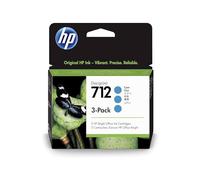 HP Cartucce di inchiostro DesignJet 712 – Originali Ciano 29 ml – Confezione da 3