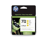 HP Confezione da 3 cartucce di inchiostro giallo originale DesignJet 712 da 29 ml
