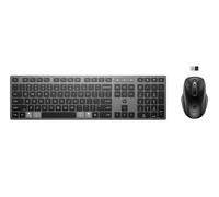 Kit Tastiera e Mouse Wireless e Bluetooth HP 720 con batterie ricaricabili