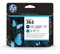 HP 744 Nero Fotografico e Ciano, Testina di Stampa Originale