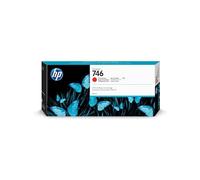 HP 746 P2V81A, Cartuccia Originale, Compatibile con le Stampanti DesignJet Serie Z6 e Z9, Rosso Cromatico
