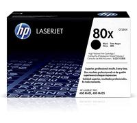 HP 80X CF280X, Cartuccia Toner Originale da 6900 Pagine, Compatibile con le Stampanti LaserJet Pro 400 M401, 400 MFP M425, Nero