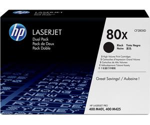 HP 80X Multipack nero Originale CF280XD
