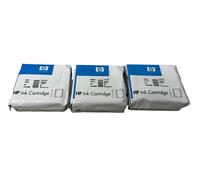 HP 82 3 CARTUCCE ORIGINALI CIANO MAGENTA GIALLO DESIGNJET 500/510/800 [NO BOX]