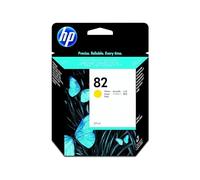 HP 82 C4913A, Cartuccia Originale da 2000 Pagine, Compatibile con Stampanti DesignJet 111, 510 24" Printer e DesignJet 510 42" Printer, Giallo